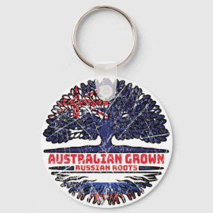 Russland Australisch Australien Tree Roots Schlüsselanhänger
