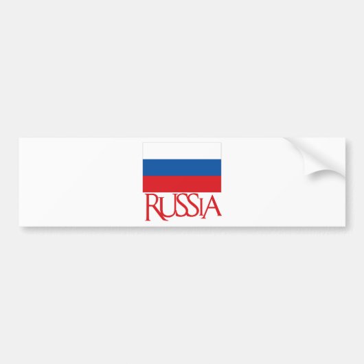 Russland Autoaufkleber (Vorne)