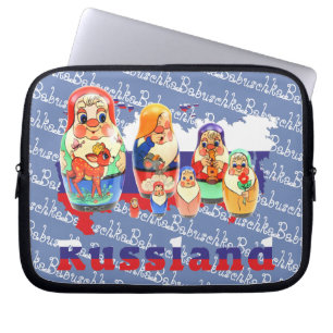 Russland Babuschka Gerätehülle 10" - 15" Laptopschutzhülle