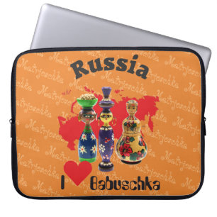Russland Babuschka Gerätehülle 10" - 15" Laptopschutzhülle