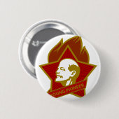 Russland CCCP UdSSR Junger Pionier Button (Vorne & Hinten)