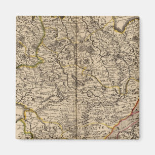 Russland, China, Asien Magnet
