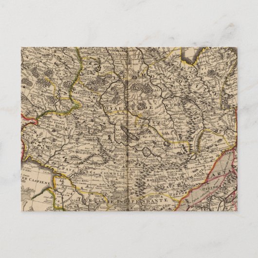 Russland, China, Asien Postkarte (Vorderseite)