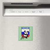 Russland Cycling Panda Magnet (In Situ (Geschirrspüler))
