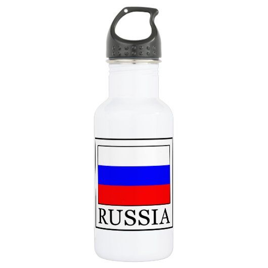 Russland Edelstahlflasche (Vorderseite)