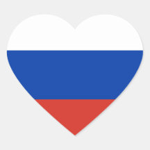 Russland-Flag-Heftsticker