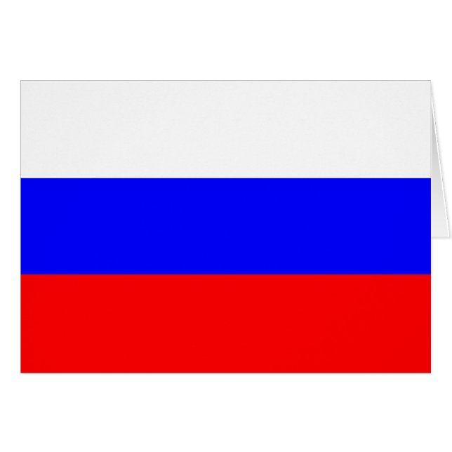Russland-Flagge (Vorderseite (Horizontal))
