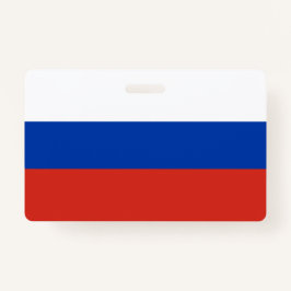 Russland-Flagge Ausweis