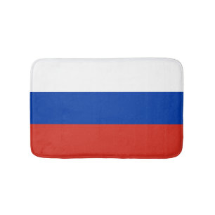 Russland-Flagge Badematte