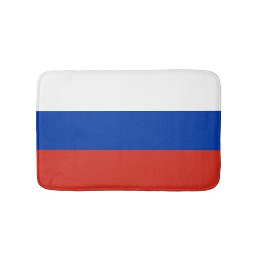 Russland-Flagge Badematte (Vorderseite)