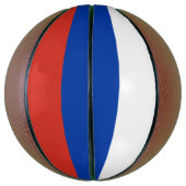 Russland-Flagge Basketball (Vertikal)