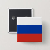 Russland-Flagge Button (Vorne & Hinten)