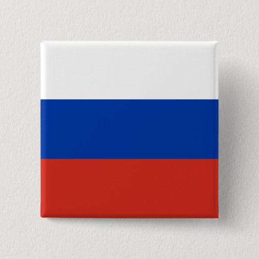 Russland-Flagge Button (Vorderseite)