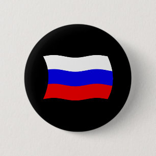 Russland-Flagge-Button Button