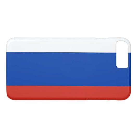 Russland-Flagge Case-Mate iPhone Hülle (Rückseite (Horizontal))