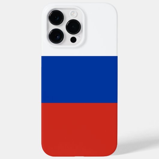 Russland-Flagge Case-Mate iPhone Hülle (Rückseite)
