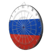 Russland-Flagge Dartscheibe (Vorderseite rechts)