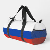 Russland-Flagge Duffle Bag (Rechte Ecke)