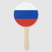 Russland-Flagge Fächer (Rückseite)