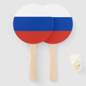 Russland-Flagge Fächer (Vorne und Hinten)