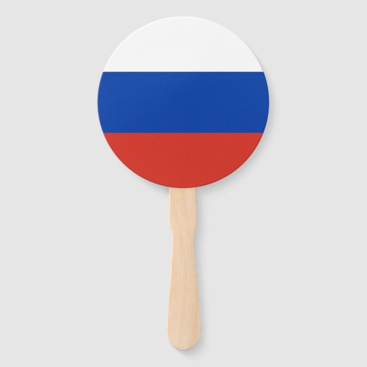 Russland-Flagge Fächer (Vorderseite)