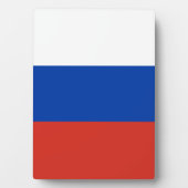 Russland-Flagge Fotoplatte (Vorderseite)