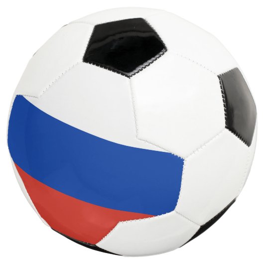 Russland-Flagge Fußball (Dreiviertel)