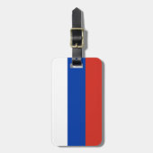 Russland-Flagge Gepäckanhänger (Vorderseite vertikal)