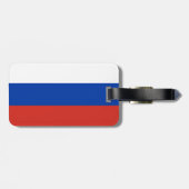 Russland-Flagge Gepäckanhänger (Rückseite horizontal)