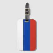 Russland-Flagge Gepäckanhänger (Vorderseite Vertikal)