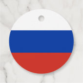 Russland-Flagge Geschenkanhänger (Rückseite)