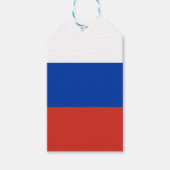 Russland-Flagge Geschenkanhänger (Vorderseite)