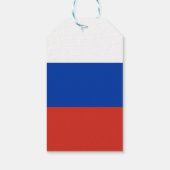 Russland-Flagge Geschenkanhänger (Rückseite)