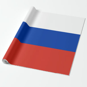 Russland-Flagge Geschenkpapier