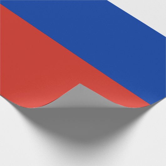 Russland-Flagge Geschenkpapier (Ecke)