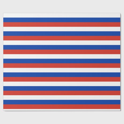 Russland-Flagge Geschenkpapier (Flach)