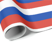 Russland-Flagge Geschenkpapier (Rolleneckpunkt)