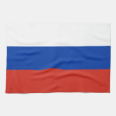 Russland-Flagge Geschirrtuch (Horizontal)