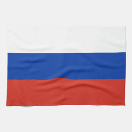 Russland-Flagge Geschirrtuch