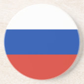 Russland-Flagge Getränkeuntersetzer (Vorne)