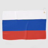 Russland-Flagge Golfhandtuch (Horizontal)