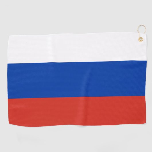 Russland-Flagge Golfhandtuch (Horizontal)