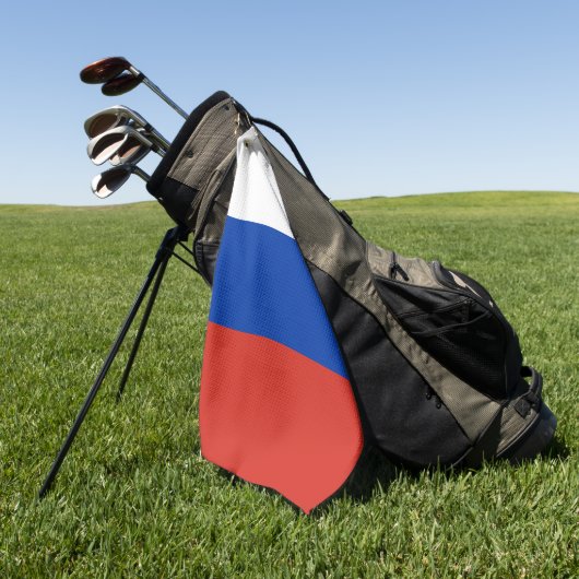 Russland-Flagge Golfhandtuch (Gras)