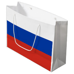 Russland-Flagge Große Geschenktüte