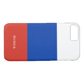 Russland-Flagge iPhone Fall Case-Mate iPhone Hülle (Rückseite (Horizontal))