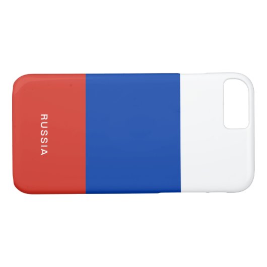 Russland-Flagge iPhone Fall Case-Mate iPhone Hülle (Rückseite (Horizontal))