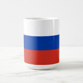 Russland-Flagge Kaffeetasse (Mittel)