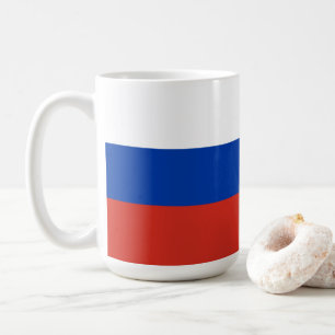 Russland-Flagge Kaffeetasse