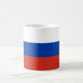 Russland-Flagge Kaffeetasse (Mittel)