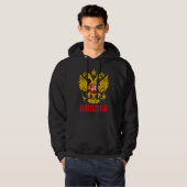 Russland Flagge Kaiseradler Russisch-Orthodoxe Hoodie (Vorne ganz)